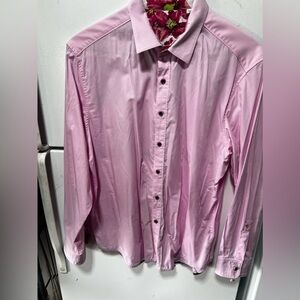 Men’s Robert Graham likitef edition shirt pink 3XL